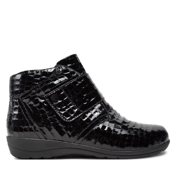 Botki Caprice. Czarne botki damskie Caprice, bez obcasa, na płaskiej podeszwie, bez zapięcia. Za 419.99 zł.