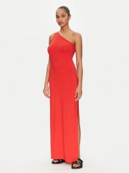 Seafolly Sukienka letnia 55481-DR Pomarańczowy Regular Fit. Brązowe sukienki damskie Seafolly, bez wzorów, z wiskozy, bez ramiączek. Za 199.99 zł.
