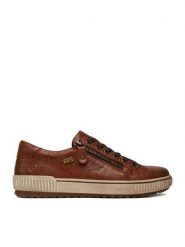 Remonte Sneakersy D0700-22 Brązowy. Brązowe obuwie sportowe damskie Remonte, ze skóry, bez zapięcia. Za 419.99 zł.