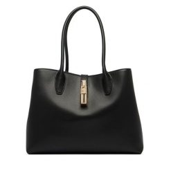 Torebka Furla. Czarne torebki klasyczne damskie Furla, bez dodatków. Za 1,529.00 zł.