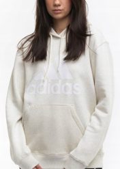 Bluza damska adidas Essentials Big Logo Regular Fleece. Brązowe bluzy damskie Adidas, m, bez wzorów, z bawełny, z kapturem. Za 215.99 zł.