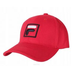 Czapka tenisowa Fila Baseball Cap Forze czerwona. Czerwone czapki damskie Fila, na jesień, bez wzorów. Za 63.99 zł.