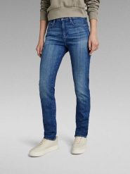 G-Star Dżinsy - Slim fit - w kolorze niebieskim rozmiar: W26/L30. Niebieskie jeansy damskie G-Star. Za 180.06 zł.