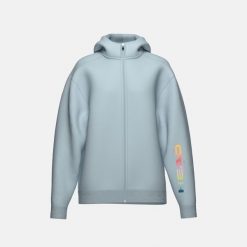 RALLY Damska Bluza z Kapturem na Zamek. Niebieskie bluzy damskie Head, bez wzorów, z dzianiny, z kapturem. Za 300.00 zł.