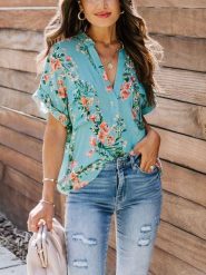 Milan Kiss Bluzka w kolorze zielonym rozmiar: XL. Zielone bluzki damskie Milan Kiss, xl, bez wzorów, bez kołnierzyka, bez ramiączek. Za 126.99 zł.