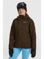 O'Neill Kurtka narciarska w kolorze brązowym rozmiar: M. Brązowe kurtki sportowe damskie O'Neill, m, bez wzorów, bez kaptura. Za 549.06 zł.