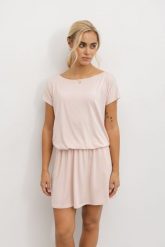 SUKIENKA MAYA MODAL JASNO RÓŻOWA L - Flawless. Czerwone sukienki damskie Flawless, bez wzorów, z wiskozy, bez ramiączek. Za 78.00 zł.