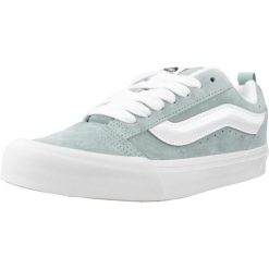 Tenisówki Vans Model Knu Skool Kolor Niebieski. Niebieskie trampki damskie Vans, bez wzorów, z tkaniny, bez zapięcia. W wyprzedaży za 263.10 zł.