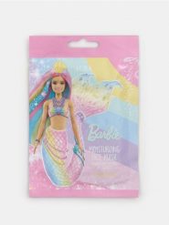 Maseczka do twarzy Barbie - różowy. Czerwone body i gorsety Sinsay, bez wzorów. W wyprzedaży za 5.99 zł.
