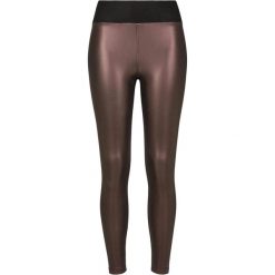 Legginsy Damskie Ze Skóry Ekologicznej Z Wysokim Stanem. Brązowe legginsy damskie Urban Classics, xl, bez wzorów, ze skóry ekologicznej. Za 120.99 zł.