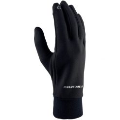 Rękawiczki multifunkcyjne dla dorosłych Viking Tigra. Czarne rękawiczki damskie Viking, bez wzorów. Za 51.99 zł.