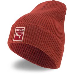 Kapelusz Puma X Vogue High Top Beanie, Dla obu płci. Czerwone kapelusze damskie Puma, bez wzorów. Za 290.00 zł.