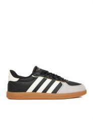 Adidas Sneakersy BREAKNET SLEEK JQ8255 Czarny. Czarne obuwie sportowe damskie Adidas, z materiału, bez zapięcia. Za 259.99 zł.