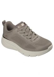 Buty SKECHERS BOBS ARCH FIT ELEV8 Beżowy. Brązowe obuwie trekkingowe damskie Skechers, z materiału, bez zapięcia. Za 282.99 zł.