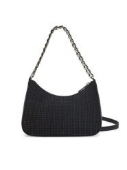 DKNY Torebka R44EMI10 Czarny. Czarne listonoszki damskie DKNY, bez wzorów, z materiału, bez dodatków. Za 399.99 zł.