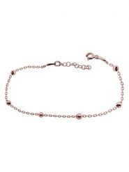 Miu Silver Pozłacana bransoletka z elementami ozdobnymi rozmiar: onesize. Różowe bransoletki damskie Miu Silver, pozłacane. Za 82.99 zł.