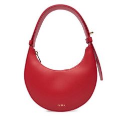 Torebka Furla. Czerwone torebki klasyczne damskie Furla, bez dodatków. Za 869.99 zł.