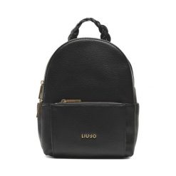 Plecak Liu Jo. Czarne plecaki Liu Jo, bez wzorów. Za 449.99 zł.