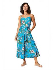 Ipanima Kombinezon w kolorze niebieskim rozmiar: 34/36. Niebieskie kombinezony damskie Ipanima, bez wzorów, bez kołnierzyka, bez ramiączek. Za 100.99 zł.