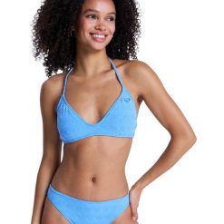 Trójkątny stanik bikini dla Kobiety PARADISE WAVE Niebieski. Niebieskie bikini Roxy, bez wzorów, z elastanu. Za 169.99 zł.