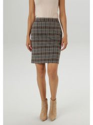 Aniston Spódnica w kolorze ciemnobrązowo-białym rozmiar: 42. Brązowe spódnice damskie Aniston, bez wzorów, mini. Za 91.56 zł.