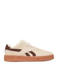 Reebok Sneakersy CEO-FORTE LOUNGER DOUBLE UP AR30255WCYT Beżowy. Brązowe obuwie sportowe damskie Reebok, ze skóry, bez zapięcia. Za 279.99 zł.