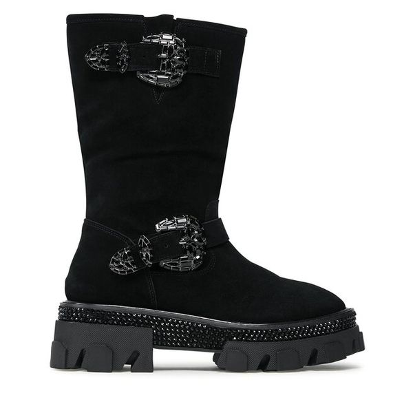 Botki Alma En Pena. Czarne botki damskie Alma En Pena, bez obcasa, na płaskiej podeszwie, bez zapięcia. Za 809.99 zł.