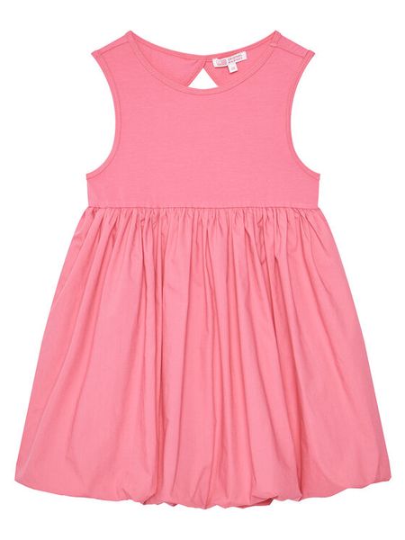 Original Marines Sukienka codzienna DFP3216CF Różowy Regular Fit. Czerwone sukienki dziewczęce Original Marines, bez wzorów, z bawełny, bez ramiączek, proste. Za 89.99 zł.