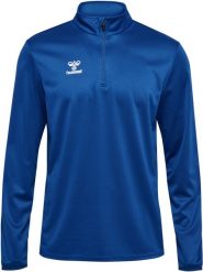 Bluza dresowa 1/2 zip Hummel Essential. Niebieskie bluzy damskie Hummel, m, bez wzorów, z dresówki, bez kaptura. Za 167.00 zł.
