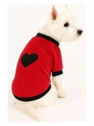 Paws&Whiskers Bluza w kolorze czerwonym dla psa rozmiar: S. Czerwone bluzy damskie Paws&Whiskers, s, bez wzorów, bez kaptura. Za 182.29 zł.