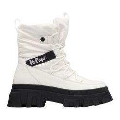 Buty Lee Cooper LCJ-24-47-3142LA białe. Białe śniegowce damskie z gumy. Za 362.10 zł.