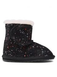 EMU Australia Śniegowce Toddle Galaxy B12660 Czarny. Czarne kozaki dziewczęce EMU Australia, bez wzorów, ze skóry, bez obcasa, bez zapięcia. Za 269.99 zł.