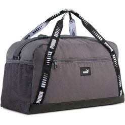 Torba Puma Phase Tape Small Sports Bag 22L. Szare torby sportowe Puma, bez wzorów, z materiału. Za 290.00 zł.
