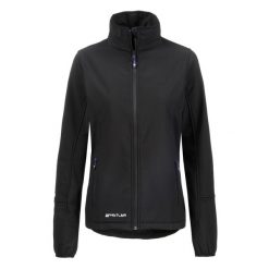 Damska kurtka wodoodporna Whistler Covina. Czarne kurtki damskie WHISTLER, m, bez wzorów, z softshellu, bez kaptura. Za 225.00 zł.