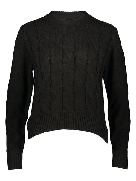 Pepe Jeans Sweter w kolorze czarnym rozmiar: S. Czarne swetry klasyczne damskie Pepe Jeans, s, z jeansu, bez kołnierzyka. Za 152.62 zł.
