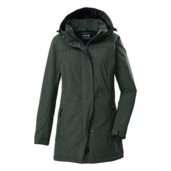 Damska wodoodporna kurtka softshell Killtec GW 36. Szare kurtki sportowe damskie Killtec, bez wzorów, z softshellu, bez kaptura. Za 609.00 zł.