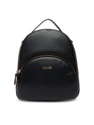 Liu Jo Plecak AA6209 E1012 Czarny. Czarne plecaki Liu Jo, bez wzorów, ze skóry. Za 599.99 zł.
