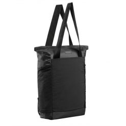 Torba podróżna 2 w 1 Travel Cabas 15 litrów. Czarne torby podróżne FORCLAZ, bez wzorów, duże. Za 79.99 zł.
