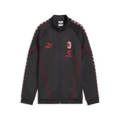 Młodzieżowa bluza dresowa o dopasowanym kroju AC Milan KING Anthem PUMA. Czerwona bluzy damskie Puma, m, bez wzorów, z dresówki, bez kaptura. Za 349.00 zł.