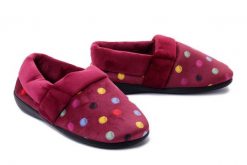 ADANEX 28393 DIANA DIP5VV bordowy, kapcie damskie. Czerwone kapcie damskie Adanex. Za 53.95 zł.