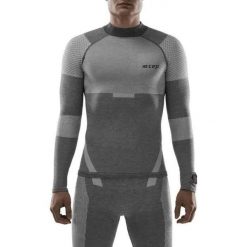 Termiczna bielizna narciarska CEP Compression Touring. Szara koszule nocne i halki CEP, bez wzorów, bez ramiączek. Za 349.00 zł.