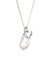Elli Naszyjnik z Perłami Kobiety Serce Wisiorek Łańcuch Pancerny Perła Syntetyczna Barokowa Biała 925 Sterling Silver Dzień Matki 45 cm Naszyjniki 1 c. Białe naszyjniki damskie Elli, z kryształem, srebrne. Za 153.99 zł.