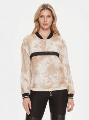 Liu Jo Bluza TA4018 J4623 Beżowy Regular Fit. Brązowe bluzy damskie Liu Jo, s, bez wzorów, z syntetyku, bez kaptura. Za 419.99 zł.