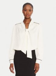 Rinascimento Koszula CFC0125148003 Biały Regular Fit. Białe koszule damskie Rinascimento, xl, bez wzorów, z syntetyku, bez kołnierzyka, bez ramiączek. Za 379.99 zł.