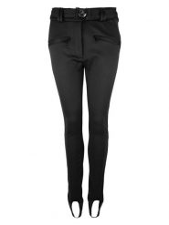 Peak Mountain Softshellowe spodnie narciarskie "Afuzzono" w kolorze czarnym rozmiar: L. Czarne spodnie dresowe damskie Peak Mountain, l, bez wzorów, z tkaniny, narciarskie. Za 157.35 zł.