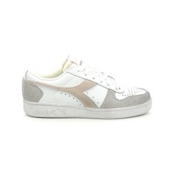 Trampki damskie DIADORA MAGIC BASKET LOW ICONA WN. Białe trampki damskie Diadora, bez wzorów, bez zapięcia. Za 179.99 zł.