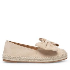 Espadryle DeeZee. Brązowe espadryle damskie DeeZee, bez wzorów, bez obcasa. Za 99.99 zł.
