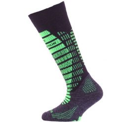 Skarpety narciarskie juniorskie Lasting SJR 906 jony srebra Merino. Czarne skarpetki damskie LASTING, bez wzorów, z wełny. Za 69.90 zł.