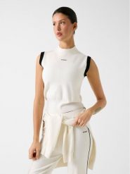 Guess Sweter 181078 Beżowy Classic Fit. Brązowe swetry klasyczne damskie Guess, m, bez kołnierzyka. Za 294.99 zł.