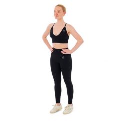 Damski zestaw sportowy Xtreme - legginsy + biustonosz sportowy - Czarny. Czarne legginsy damskie XTREME SOCKSWEAR, bez wzorów. Za 186.99 zł.